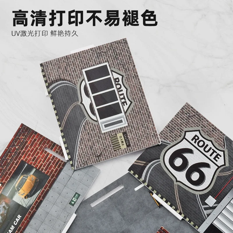 1/24 Scale Assembled PVC Parking Lot Model 4 1/24 Scale Assembled PVC Parking Lot Model - Image 4