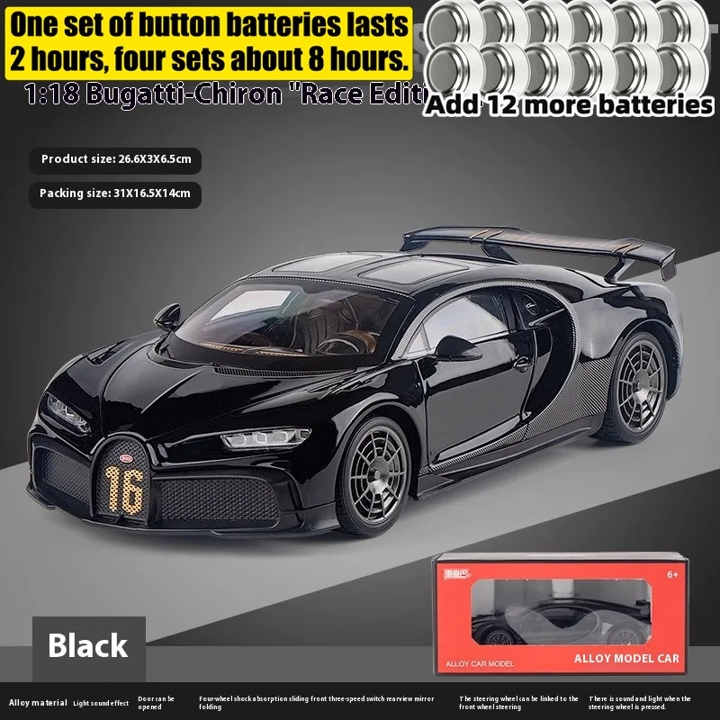 Bugatti Chiron 1:18 Scale Diecast Model 9 Bugatti Chiron 1:18 Scale Diecast Model - Image 9