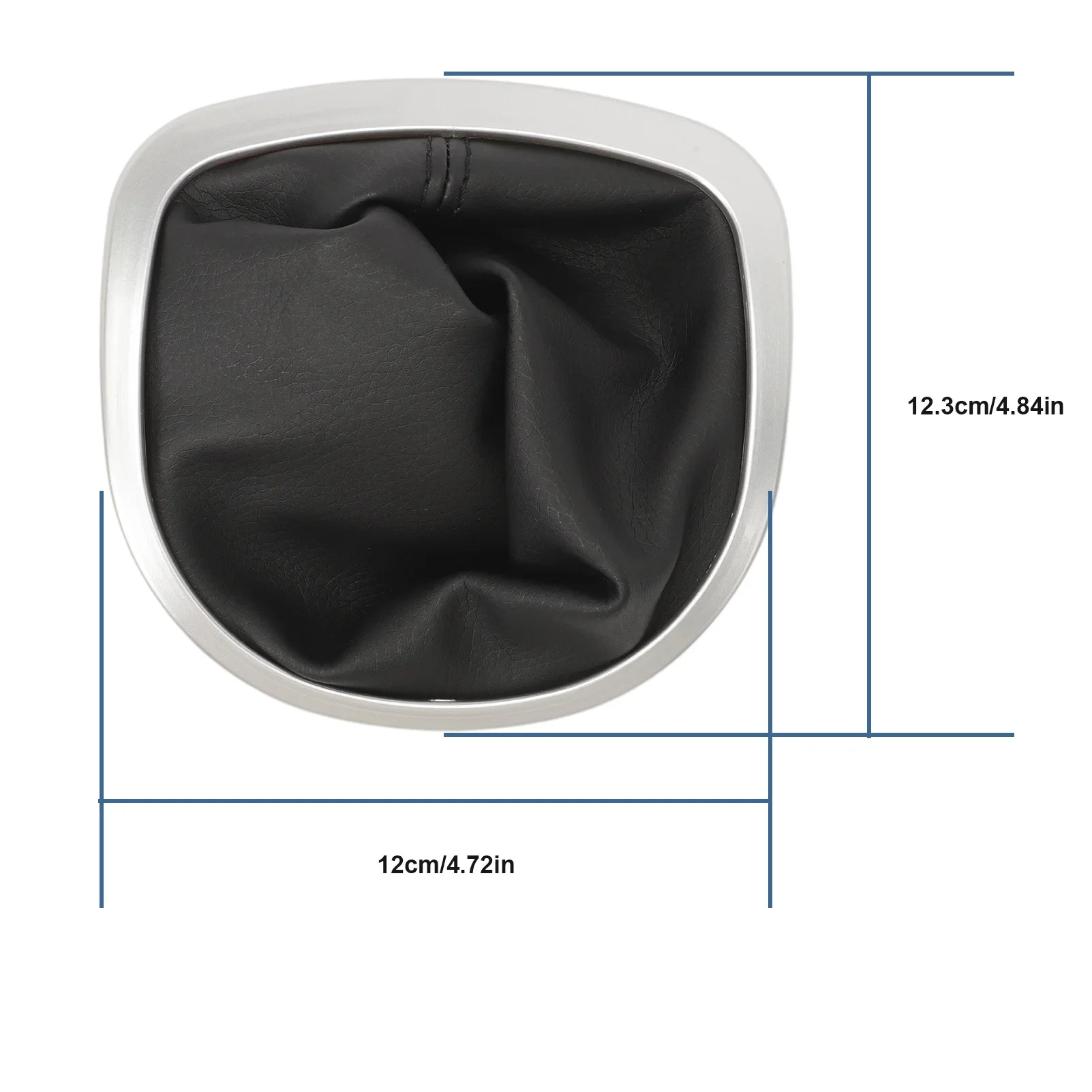 Renault Clio III Gearshift Dust Cover Chrome 4 Renault Clio III Gearshift Dust Cover Chrome - Image 4