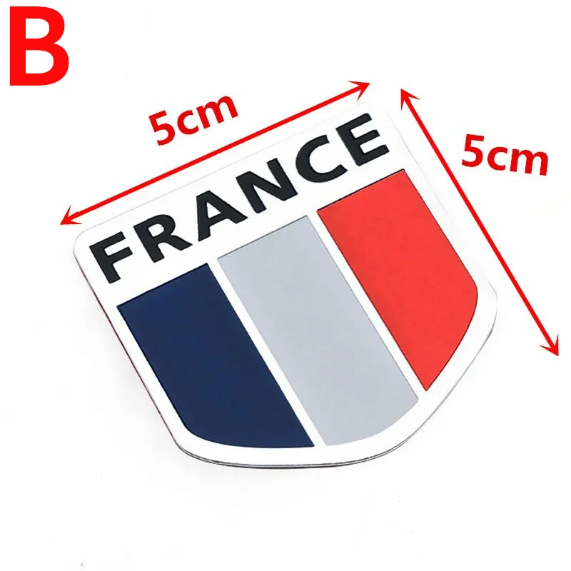 3D Aluminum France Flag Map Emblem Decal 5 3D Aluminum France Flag Map Emblem Decal - Image 5
