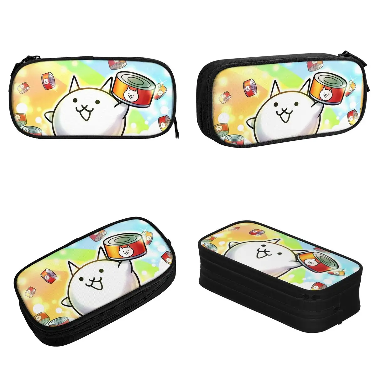 Cartoon Cat Pencil Case for Creative Supplies 2 Cartoon Cat Pencil Case for Creative Supplies - Image 2