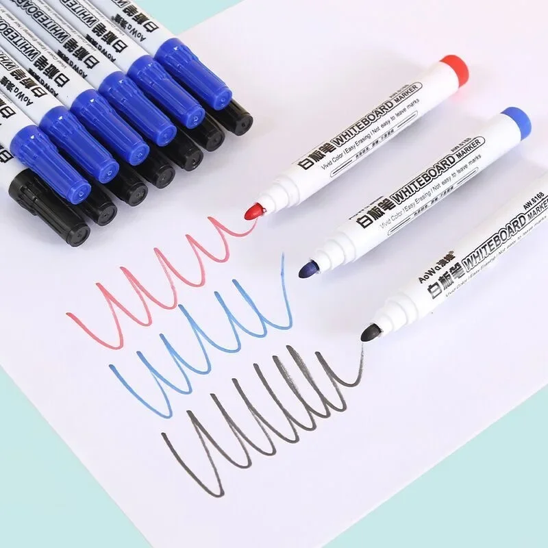 Erasable Whiteboard Markers Set of 4 or 8 6 Erasable Whiteboard Markers Set of 4 or 8 - Image 6