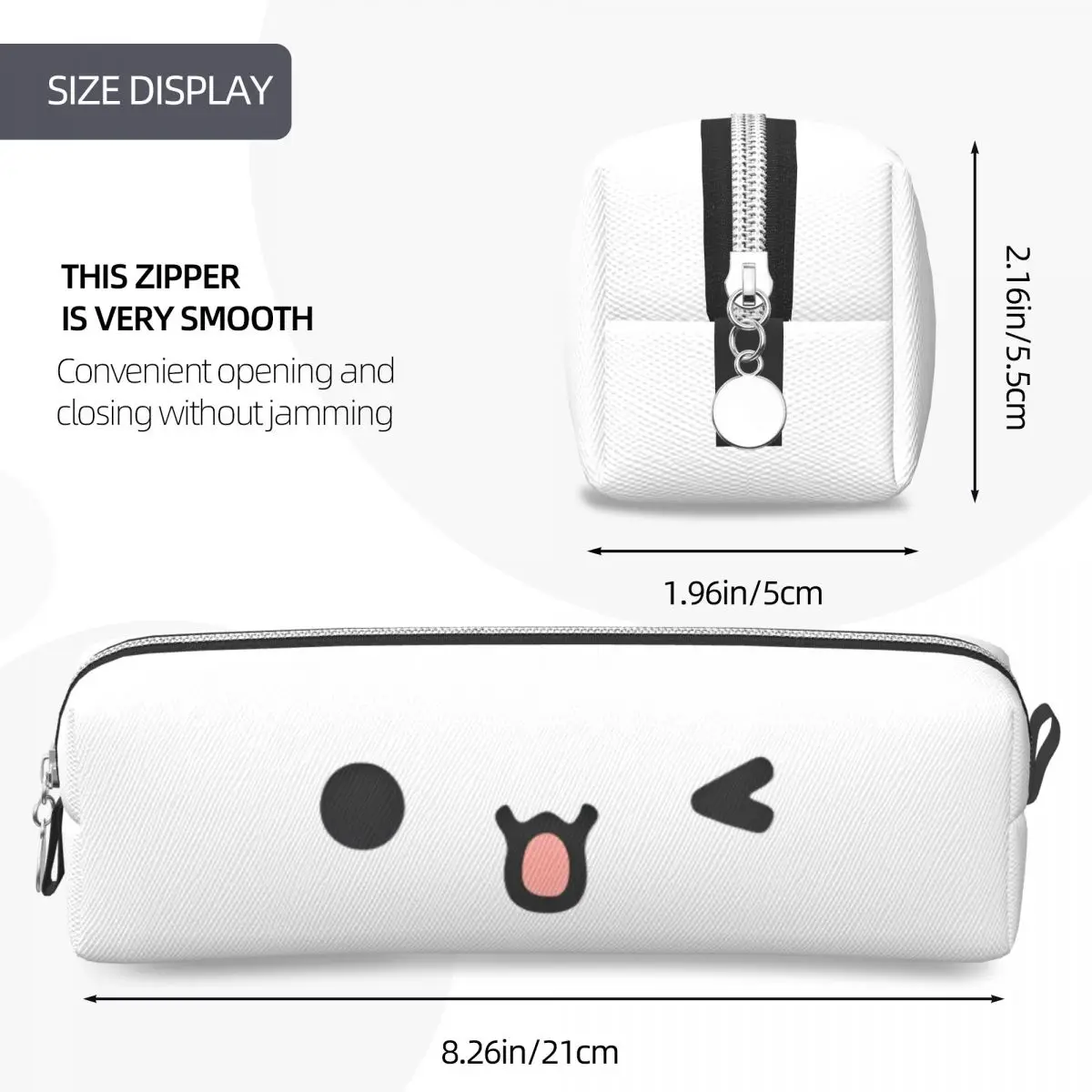 Kawaii Pencil Case with Cute Face Design 4 Kawaii Pencil Case with Cute Face Design - Image 4