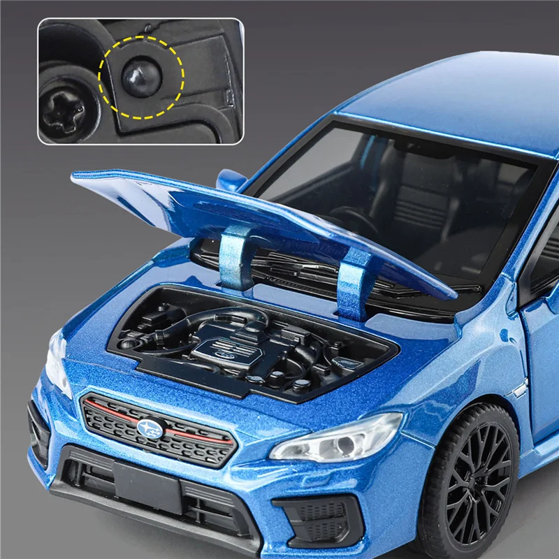 1:32 Scale Subaru Impreza WRX STI Diecast Model 6 1:32 Scale Subaru Impreza WRX STI Diecast Model - Image 6
