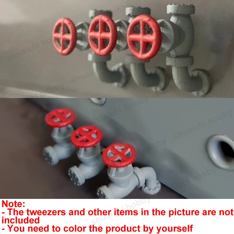 Model Ship Pipeline Valve Set of Five 6 Model Ship Pipeline Valve Set of Five - Image 6