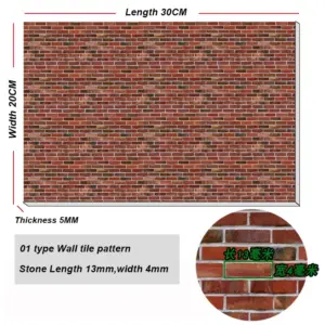 PVC Building Wall Panel for Diorama Projects 9 Sef3872b50eb8432f9e1e296d2d68b92es