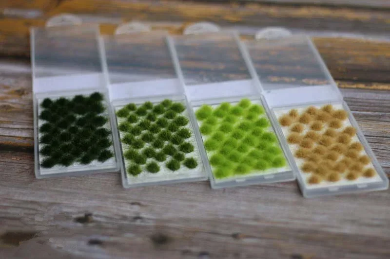 WJDG Model Grass Clusters Set for Dioramas 2 WJDG Model Grass Clusters Set for Dioramas - Image 2