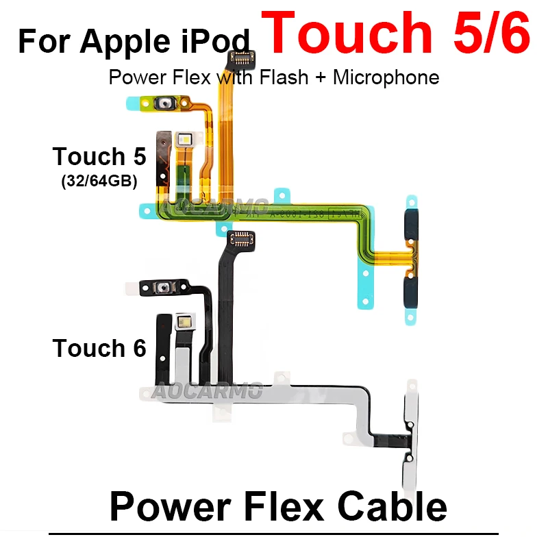 iPod Touch 5 and 6 Replacement Flex Cable 2 iPod Touch 5 and 6 Replacement Flex Cable - Image 2