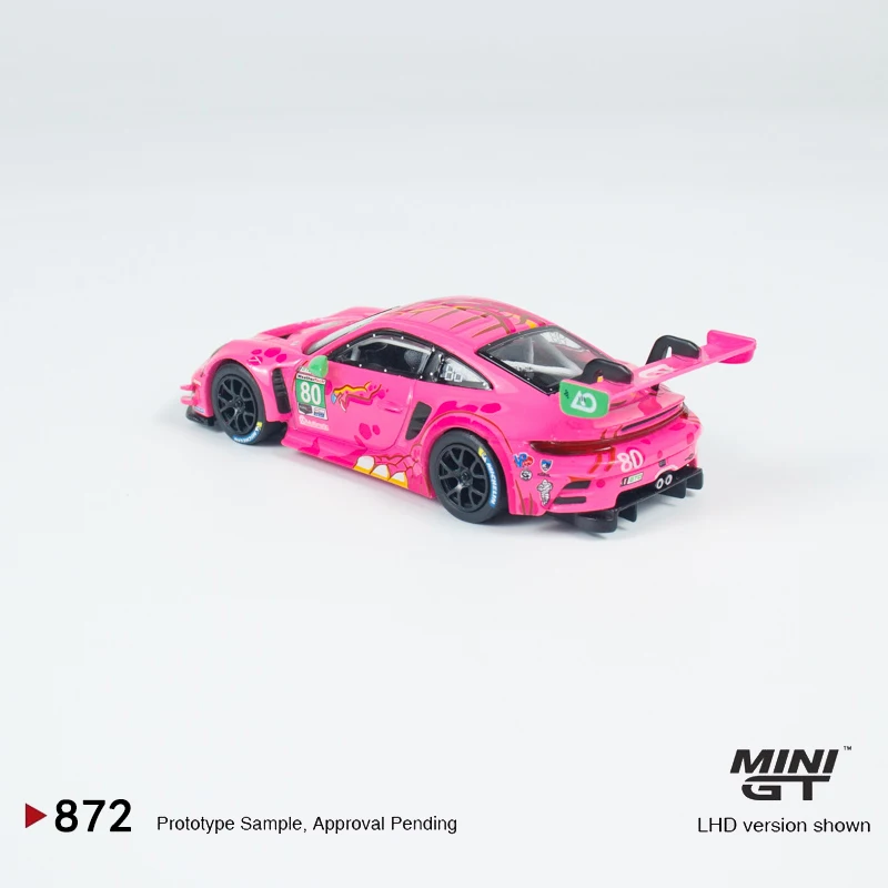 Diecast Porsche 911 GT3 R #80 1:64 Model 3 Diecast Porsche 911 GT3 R #80 1:64 Model - Image 3