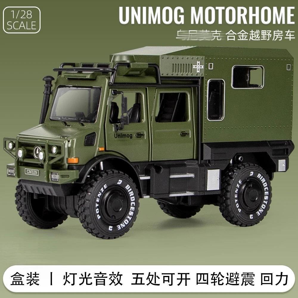 1:28 Scale Mercedes-Benz Unimog Diecast Model 9 1:28 Scale Mercedes-Benz Unimog Diecast Model - Image 9
