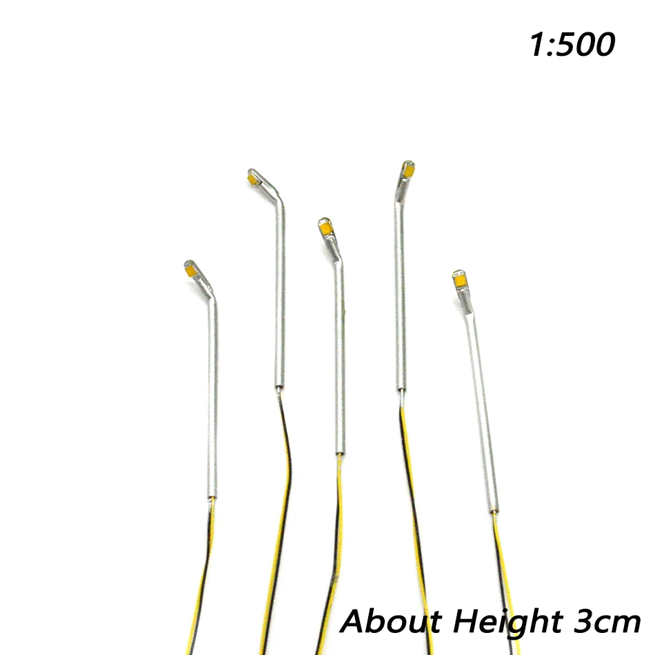 Set of 50 Miniature Street Lampposts with LEDs 8 Set of 50 Miniature Street Lampposts with LEDs - Image 8