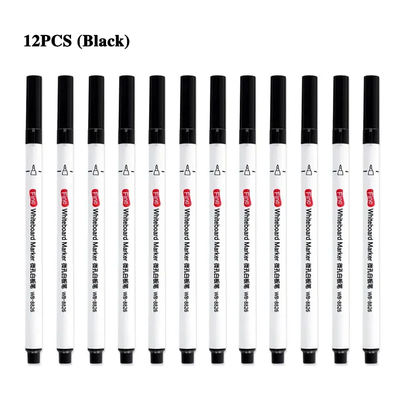 Set of 12 Extra Fine Dry Erase Markers 9 Set of 12 Extra Fine Dry Erase Markers - Image 9