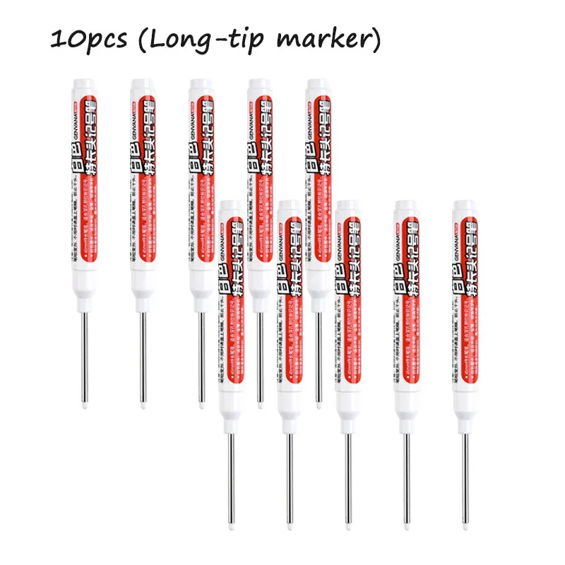 White Long-Tip Markers Set for Precision Art 10 White Long-Tip Markers Set for Precision Art - Image 10