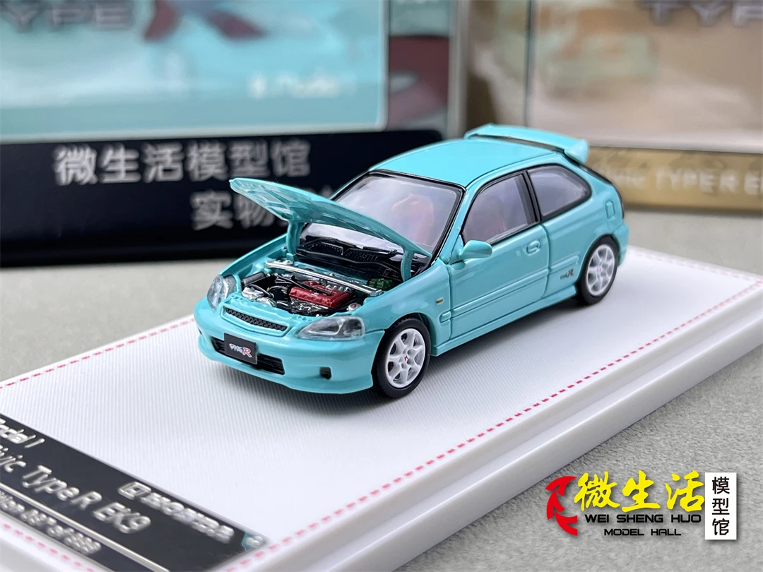 Honda Civic Type-R EK9 1/64 Diecast Model 8 Honda Civic Type-R EK9 1/64 Diecast Model - Image 8