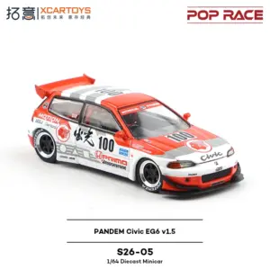 PopRace Xcartoys Pandem Civic EG6 1:64 Model 9 Sf35cef2f3c2d4efbbe911cd4a5679864Z