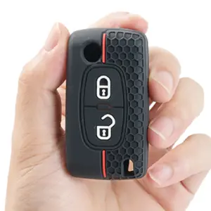 Silicone Key Case for Peugeot and Citroen 11 Sf38accfef988496d8b1ae5fe362b9530I