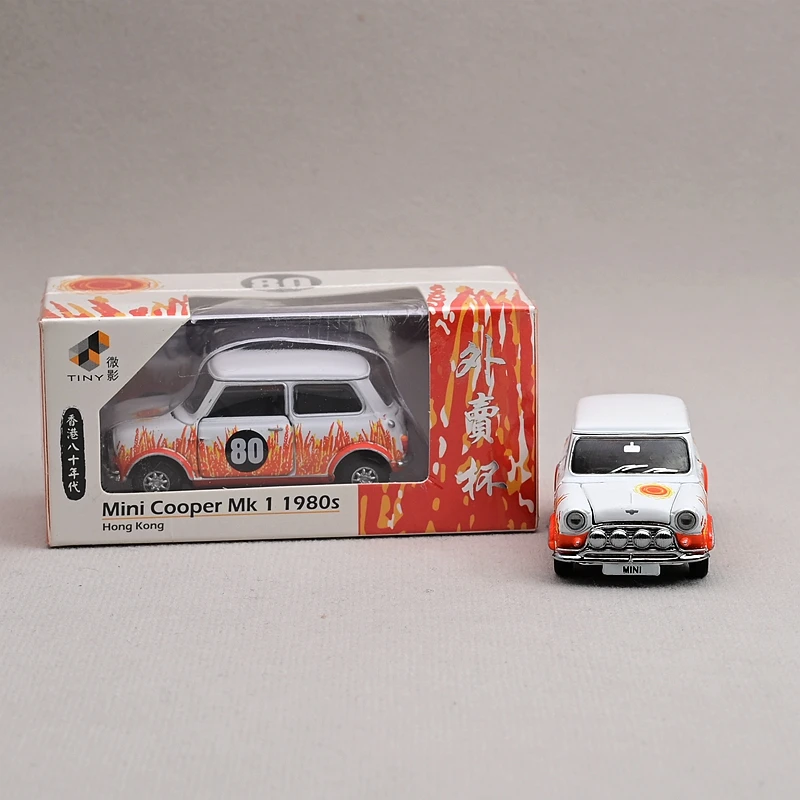 Mini Cooper Mk1 1980s Diecast Model 1/64 3 Mini Cooper Mk1 1980s Diecast Model 1/64 - Image 3