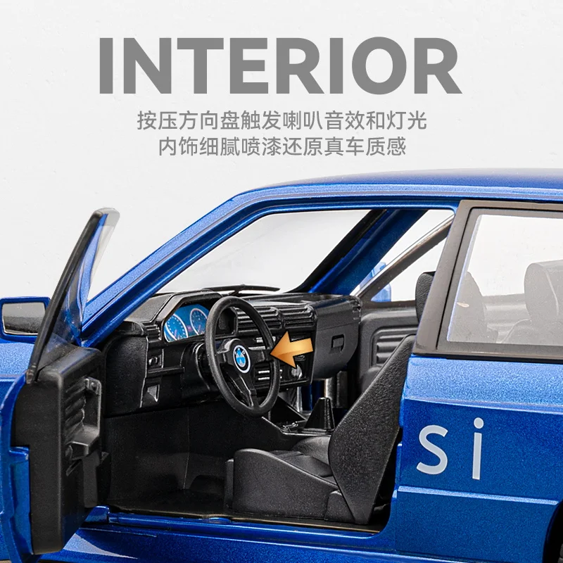 BMW M3 Coca Edition 1:24 Diecast Model Car 5 BMW M3 Coca Edition 1:24 Diecast Model Car - Image 5