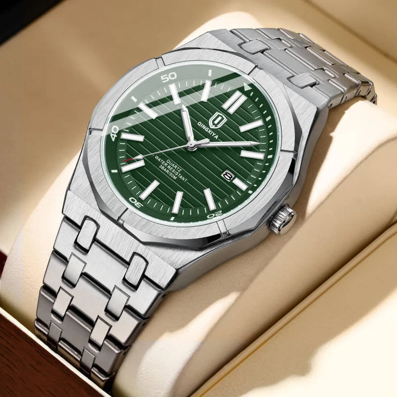 Men's Quartz Watch with Stainless Steel Band 9 Men's Quartz Watch with Stainless Steel Band - Image 9