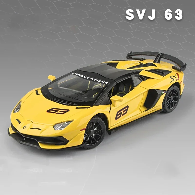Lamborghini Aventador SVJ63 1:24 Diecast Model 6 Lamborghini Aventador SVJ63 1:24 Diecast Model - Image 6
