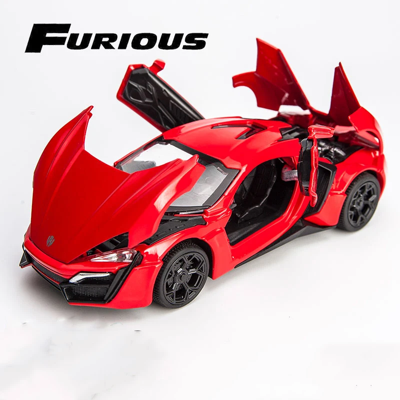 Lyken Hyper Sport 1:32 Diecast Model Red 8 Lyken Hyper Sport 1:32 Diecast Model Red - Image 8