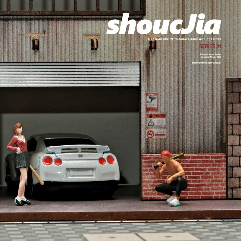 1:64 Scale Hand-Painted Resin Miniature Figures 2 1:64 Scale Hand-Painted Resin Miniature Figures - Image 2