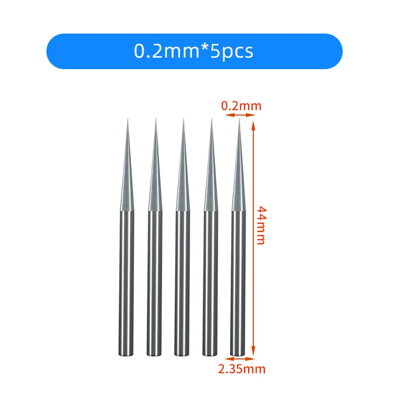 2.35mm Grinding Pen Drill Head Set of 5/7 12 2.35mm Grinding Pen Drill Head Set of 5/7 - Image 12