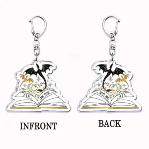 Black Dragon Keychain Pendant with Lobster Clasp 42 Sf533b6a663ca4cf8bb317855b823cc5ee