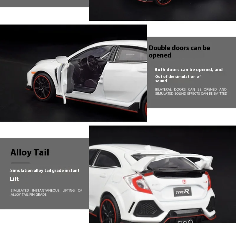 1/32 TYPE-R Alloy Car Model Diecast Toy 5 1/32 TYPE-R Alloy Car Model Diecast Toy - Image 5