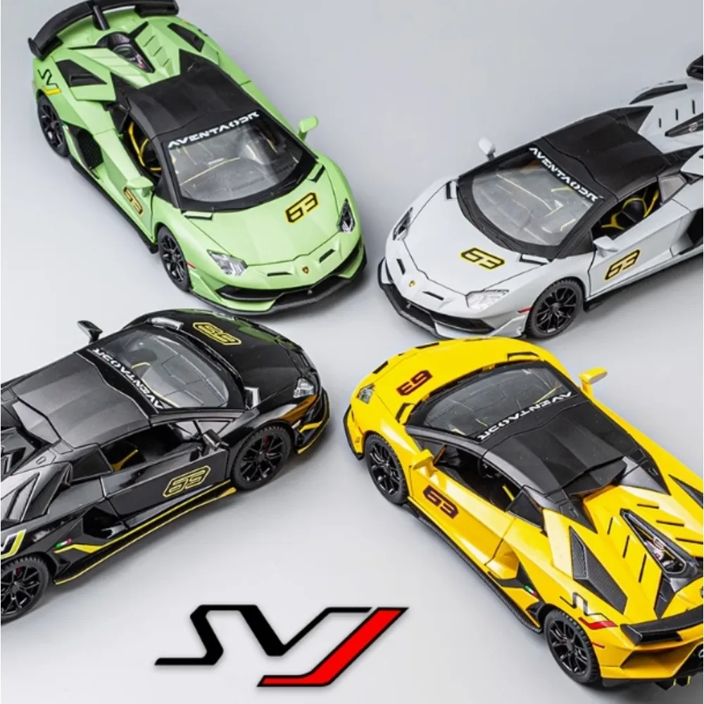 Lamborghini Aventador SVJ63 1:24 Diecast Model 3 Lamborghini Aventador SVJ63 1:24 Diecast Model - Image 3