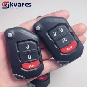 KVARES Keyless Flip Smart Key for Jeep Wrangler 8 Sf5b7bf36890a42e3a2a152a44de26f9b4