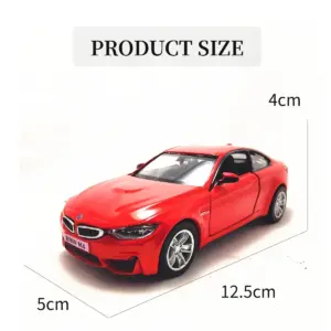 BMW M4 Pullback Toy Car 1:36 Scale Red 22 Sf617fc69a8e143d8b68efc103956b4236 2