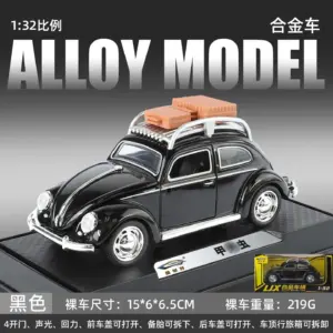 Beetle Shell Simulation Alloy Sports Car Model 16 Sf622d5fea3864cd9a3024a50450958735