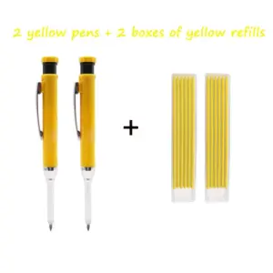 Long Head Mechanical Pencil Set with Refills 21 Sf6319d56399a4d849057b12c3c64d789C