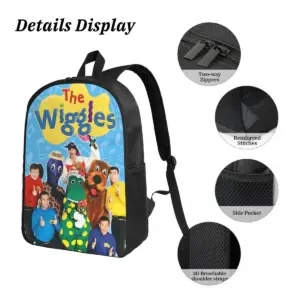The Wiggles 3-Piece School Bag Set 8 Sf6a01ef80552447a95427612c23896f0n