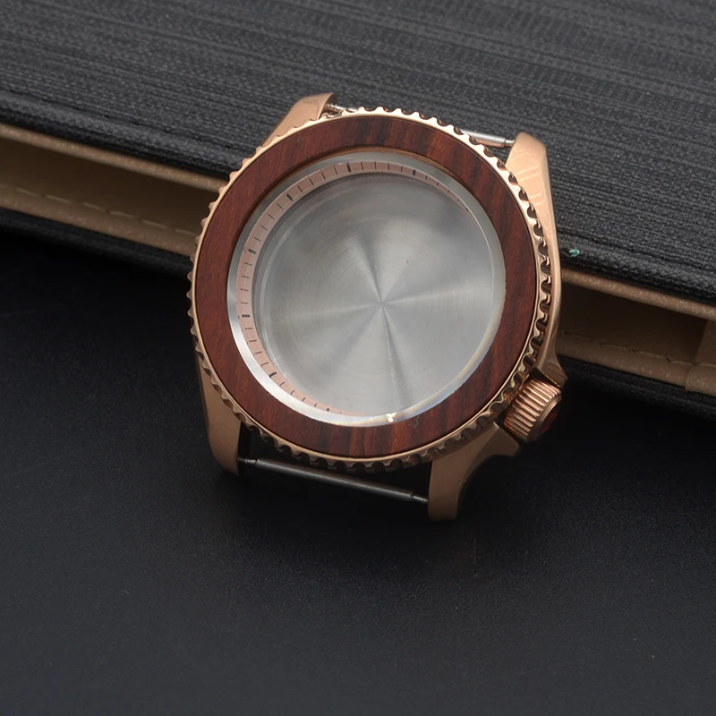 42mm Rose Gold Watch Case for SKX007 SKX009 7 42mm Rose Gold Watch Case for SKX007 SKX009 - Image 7