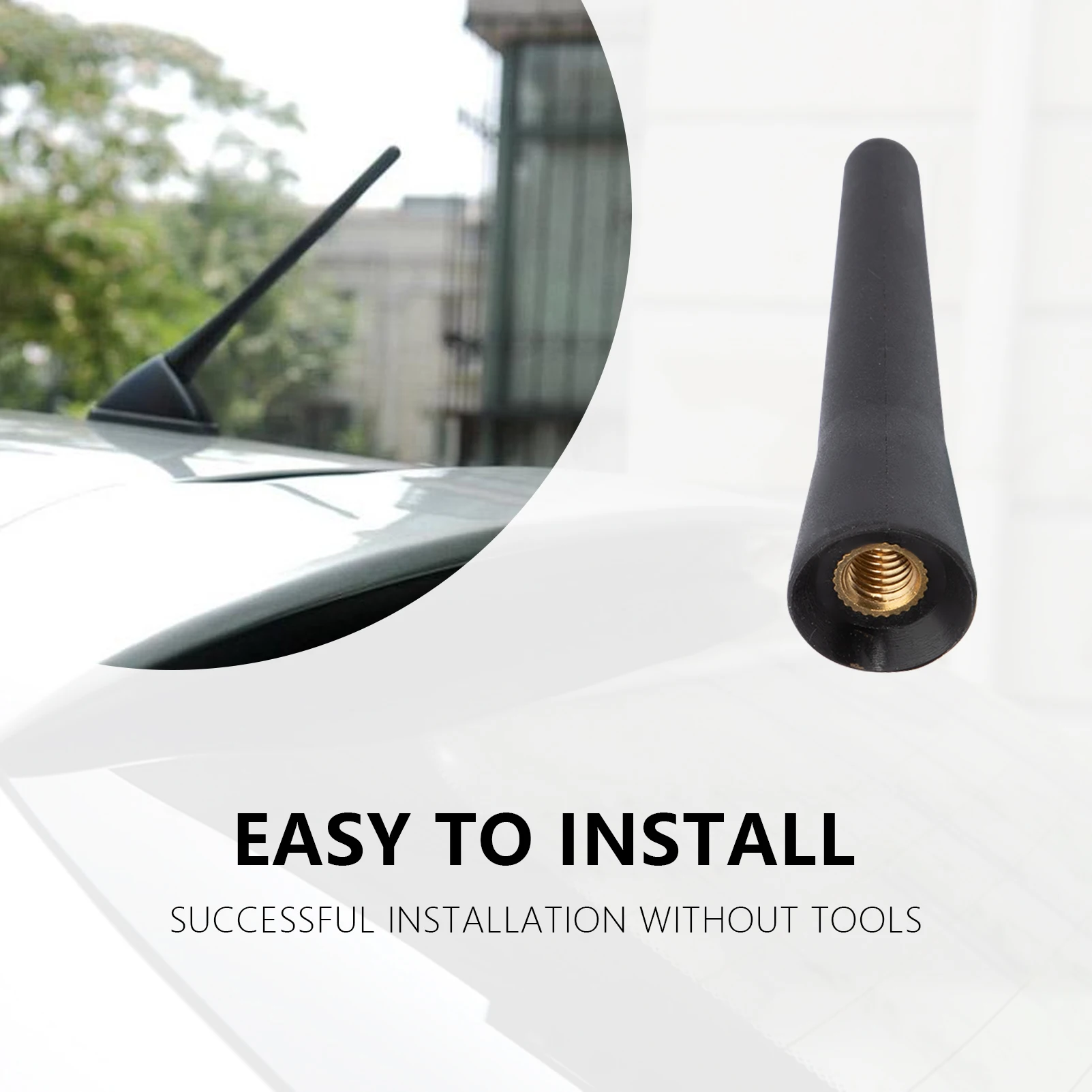 Compact Universal Car Roof Mount Antenna 3 Compact Universal Car Roof Mount Antenna - Image 3