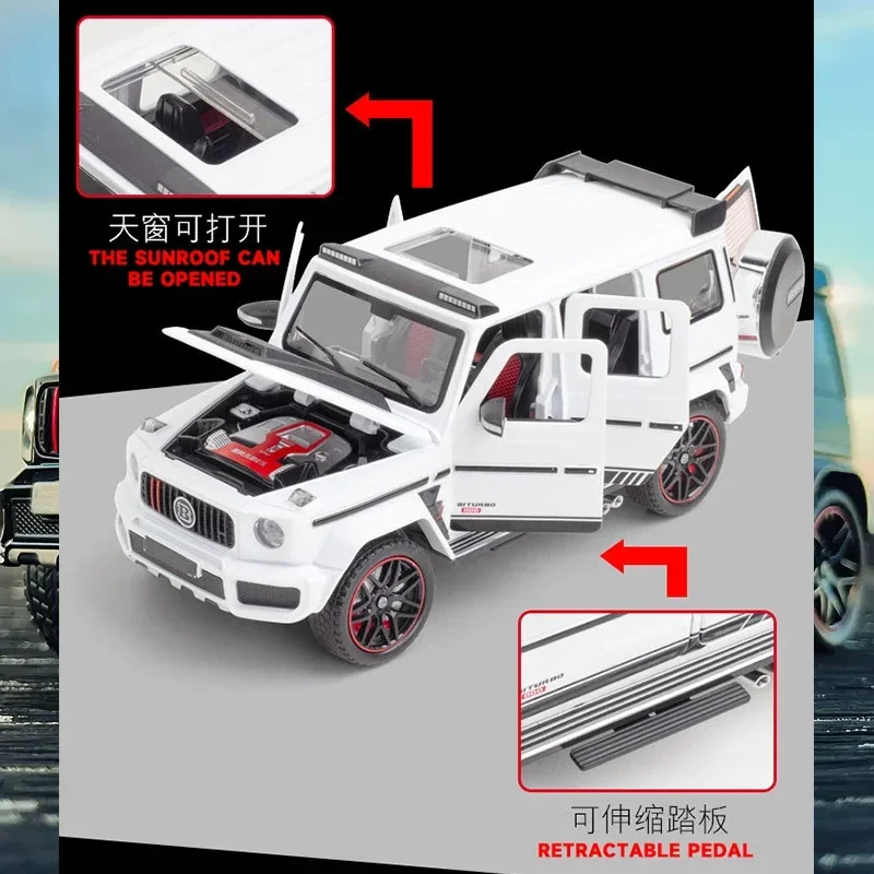 Mercedes Benz BRABUS G800 1:24 Scale Model 3 Mercedes Benz BRABUS G800 1:24 Scale Model - Image 3