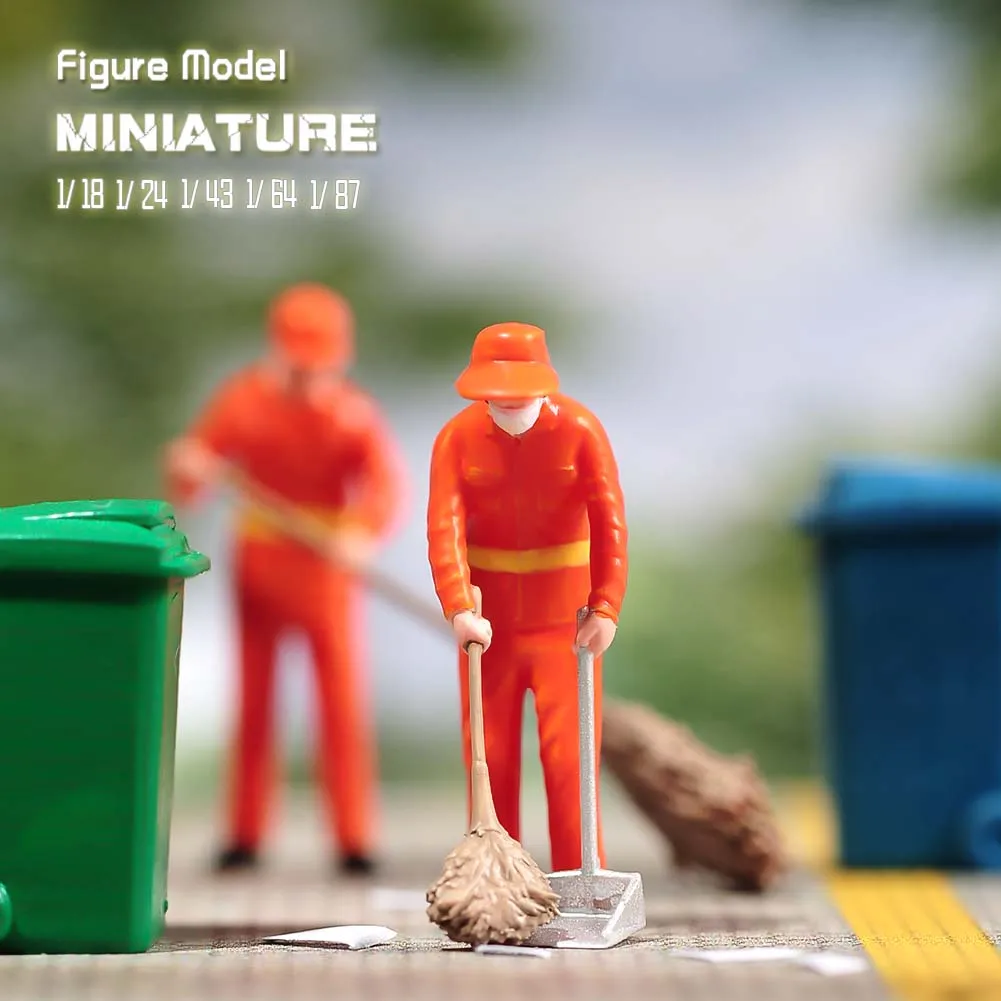 Vibrant Miniature Anime Street Cleaner Model 3 Vibrant Miniature Anime Street Cleaner Model - Image 3