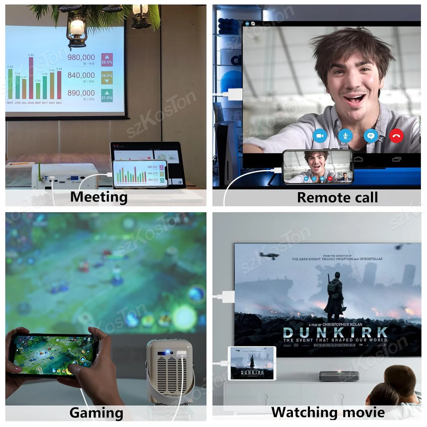 HDTV Cable for iPhone 5 to 14, 6.6ft 6 HDTV Cable for iPhone 5 to 14, 6.6ft - Image 6