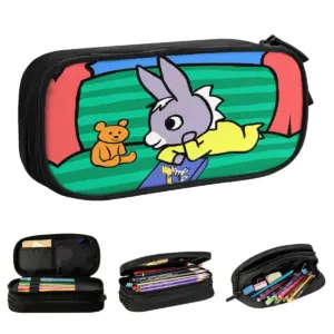 Vibrant Trotro Cartoon Anime Pencil Case