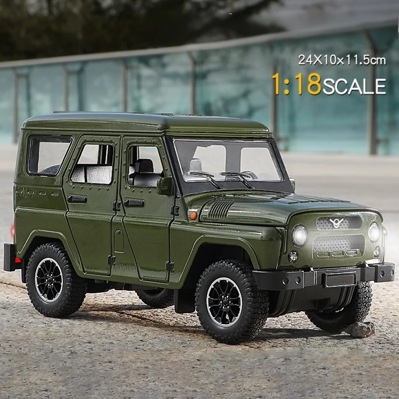 1/18 Scale UAZ Hunter Alloy Car Model 7 1/18 Scale UAZ Hunter Alloy Car Model - Image 7