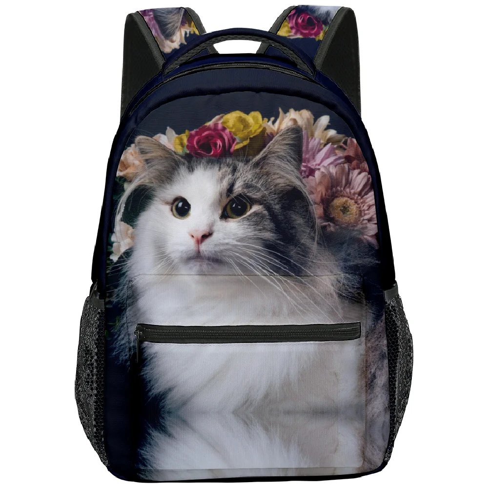 Cute Cat Pattern Waterproof Backpack 22 Cute Cat Pattern Waterproof Backpack - Image 22