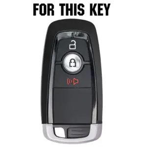 Silicone Key Fob Case for Ford Models 2017-2021 7 Sf89ba6321fc14efb89847c4f7be22690s