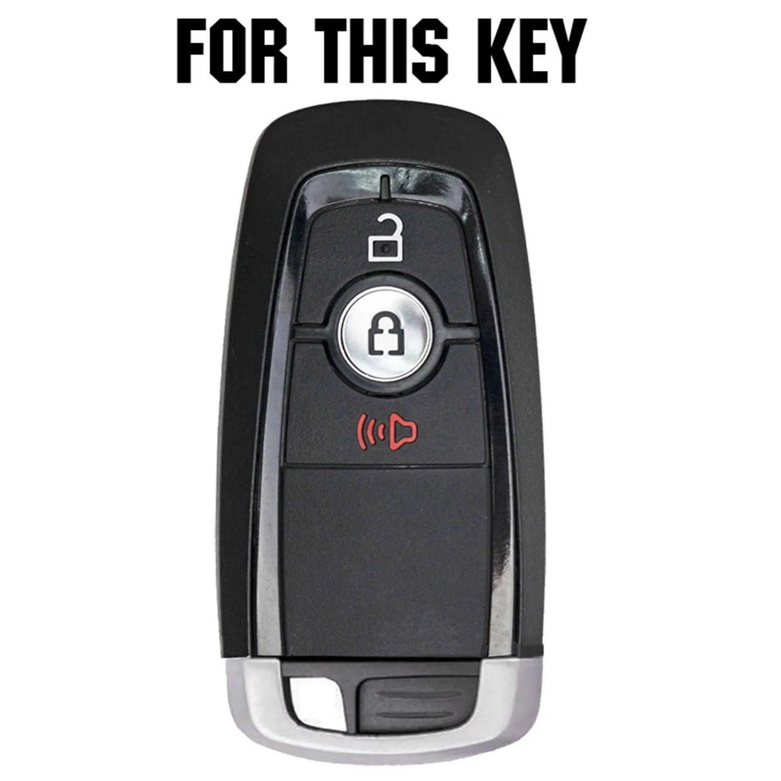 Silicone Key Fob Case for Ford Models 2017-2021 2 Silicone Key Fob Case for Ford Models 2017-2021 - Image 2