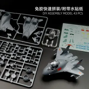 1:72 J-11 Heavy Fighter Model Assembly Kit 6 Sf98d7992906243cb8dc70603af7b0bb6L