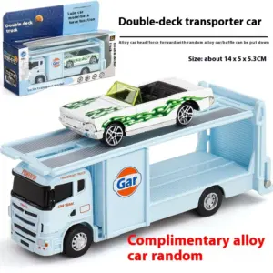1:64 Diecast Truck and Trailer Model Set 45 Sfa3a3af489334ca180b6c5740d3f0a2a6