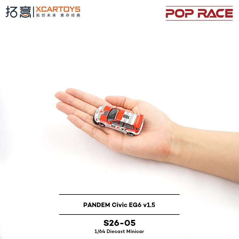 PopRace Xcartoys Pandem Civic EG6 1:64 Model 3 PopRace Xcartoys Pandem Civic EG6 1:64 Model - Image 3