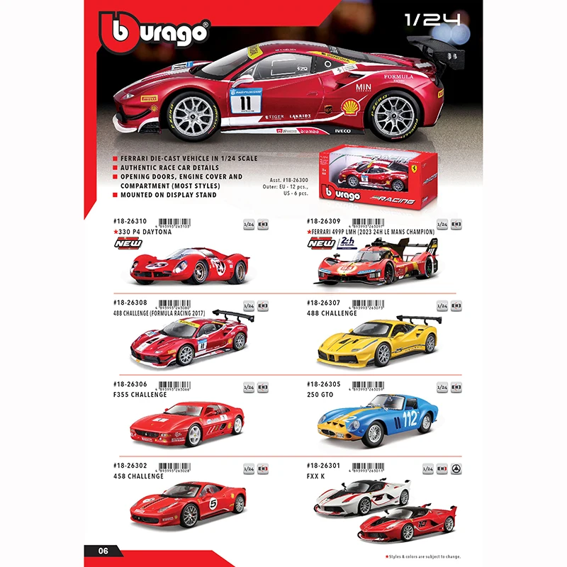 Ferrari 499P Diecast Model Car 1:24 Scale 6 Ferrari 499P Diecast Model Car 1:24 Scale - Image 6