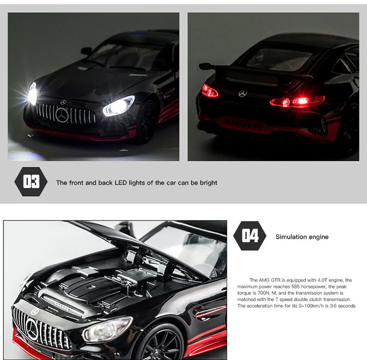 Mercedes Benz AMG GT 1:32 Scale Model 5 Mercedes Benz AMG GT 1:32 Scale Model - Image 5